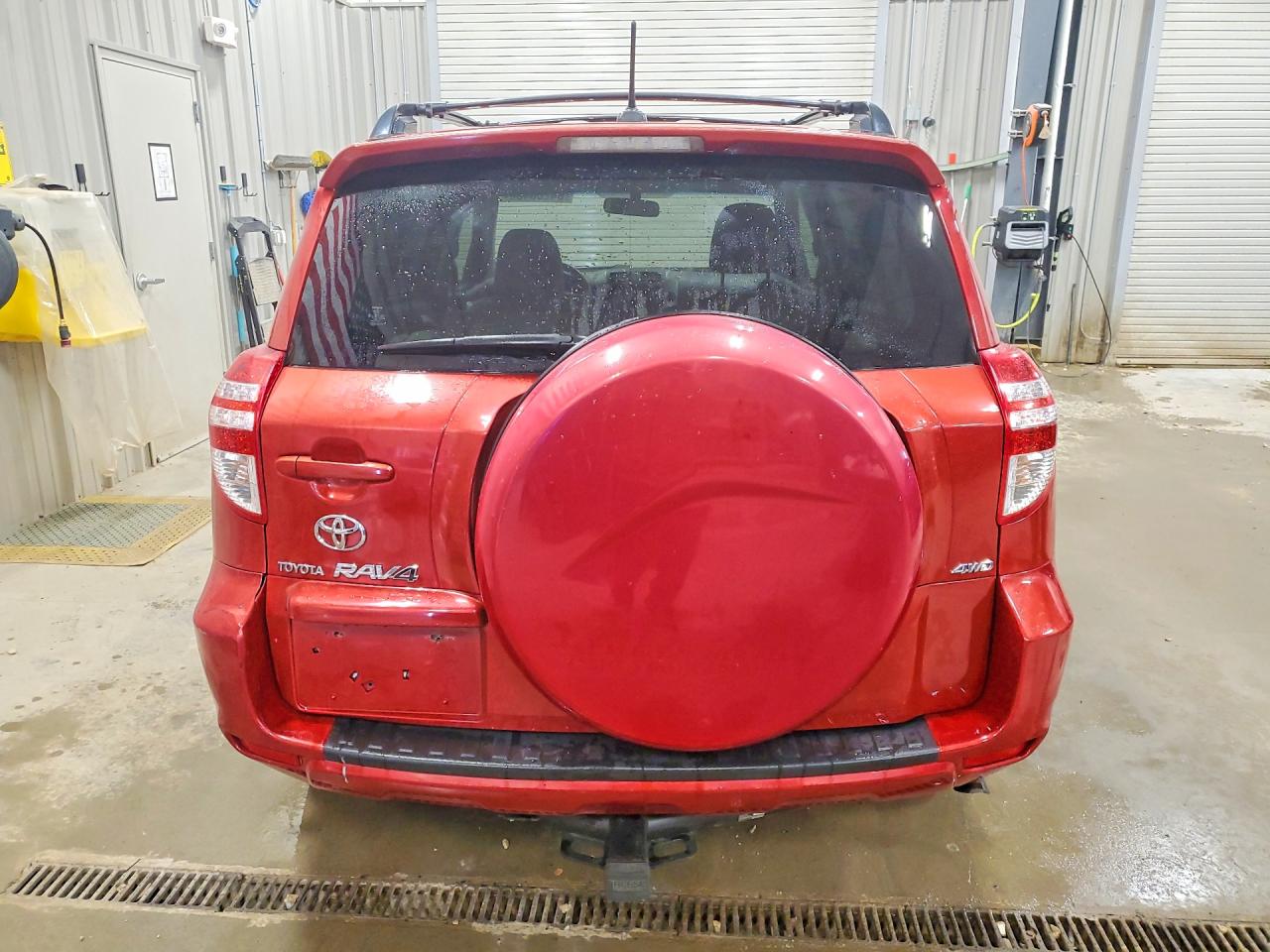 2010 Toyota Rav4 Base Red vin: JTMBF4DV7A5021856