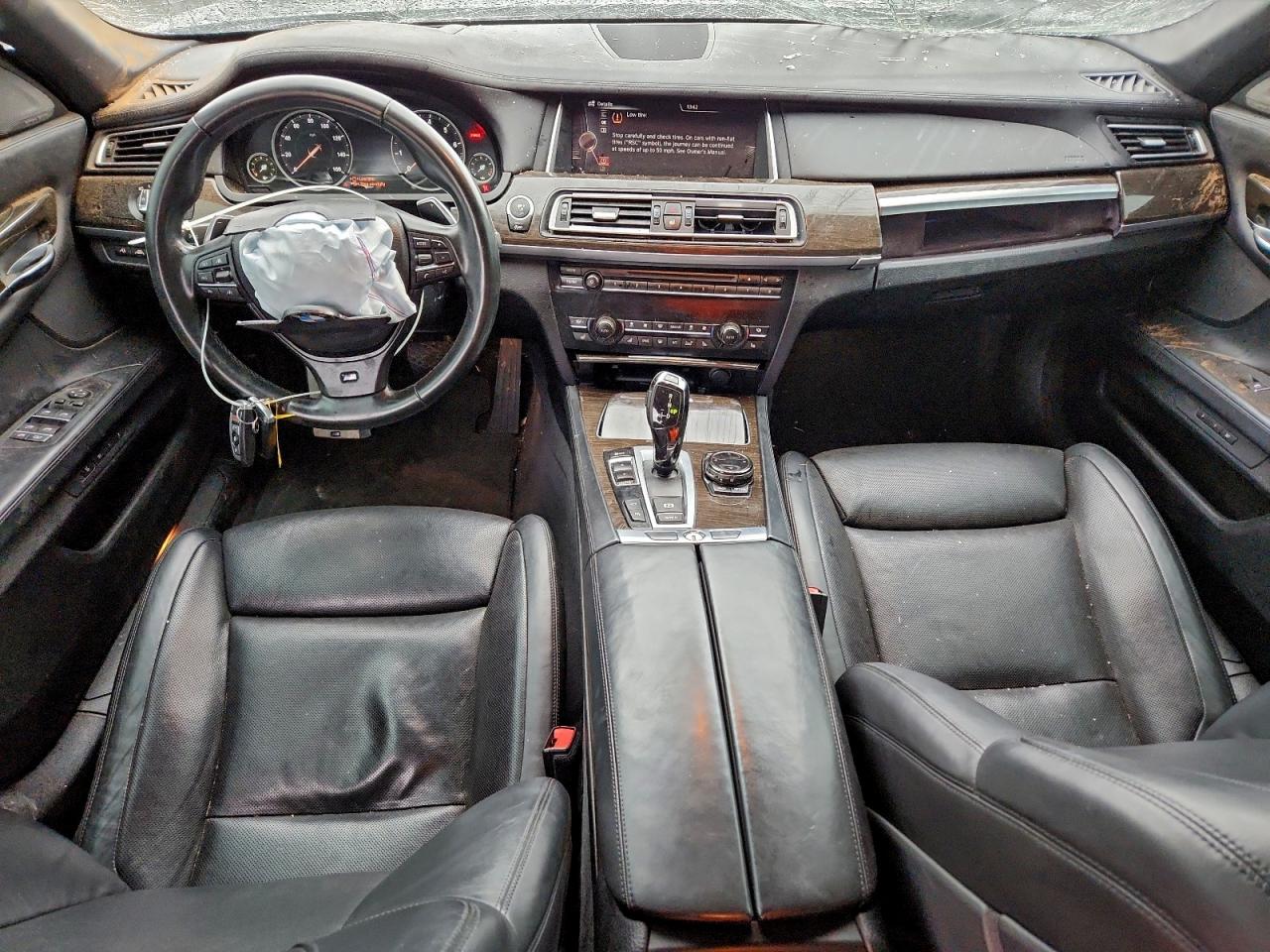 2015 Bmw 750 I Silver vin: WBAYA8C50FD825489