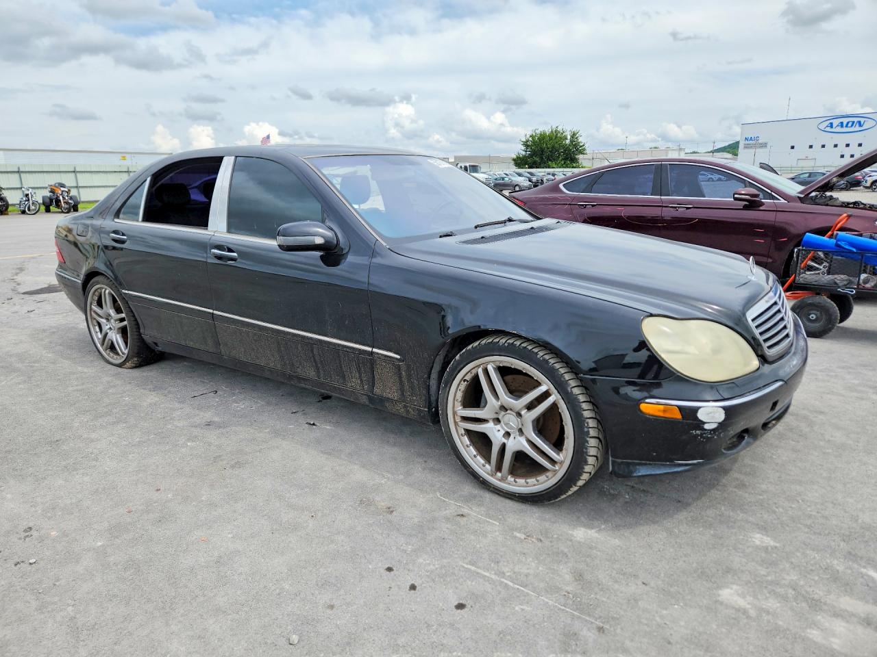 2001 Mercedes-benz S 500 Black vin: WDBNG75J51A177083