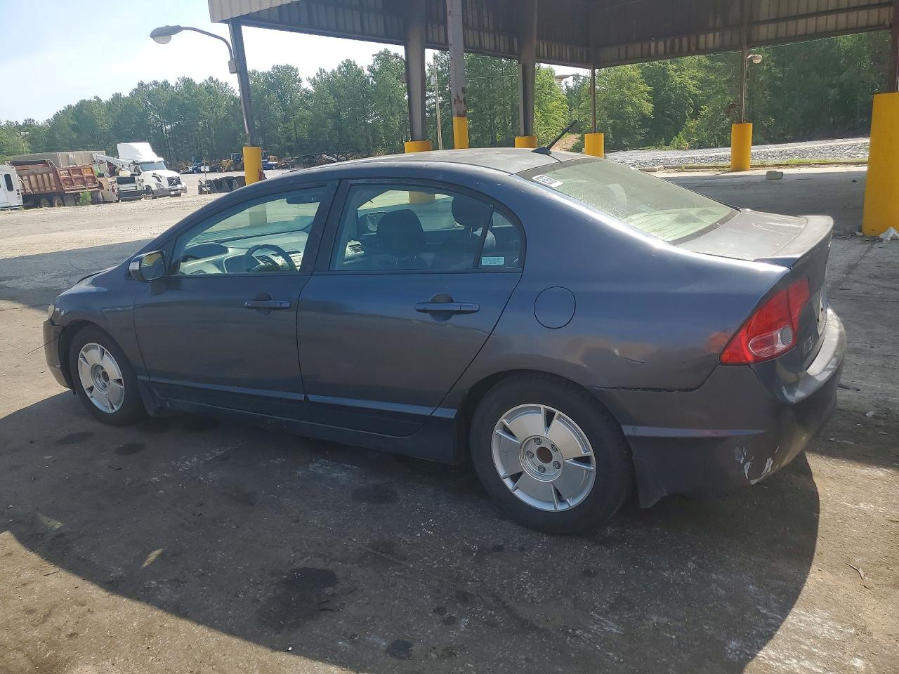 2008 Honda Civic Hybrid Blue vin: JHMFA36228S017611