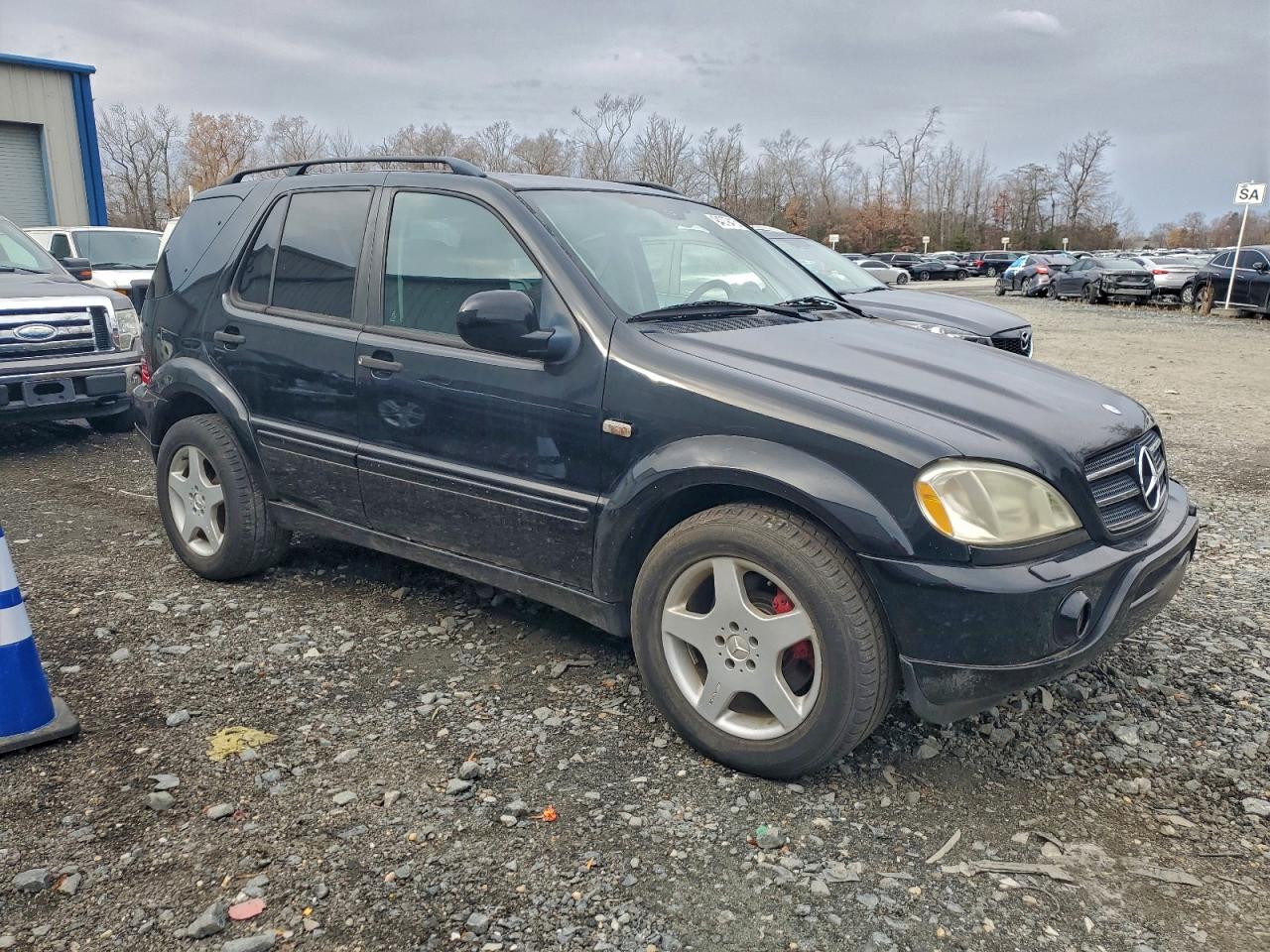 2001 Mercedes-benz Ml 55 Черный vin: 4JGAB74E41A246585