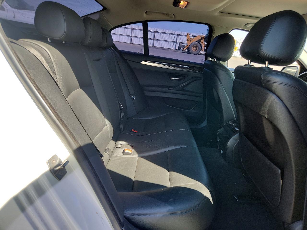 2014 Bmw 535 I White vin: WBA5B1C59ED477312