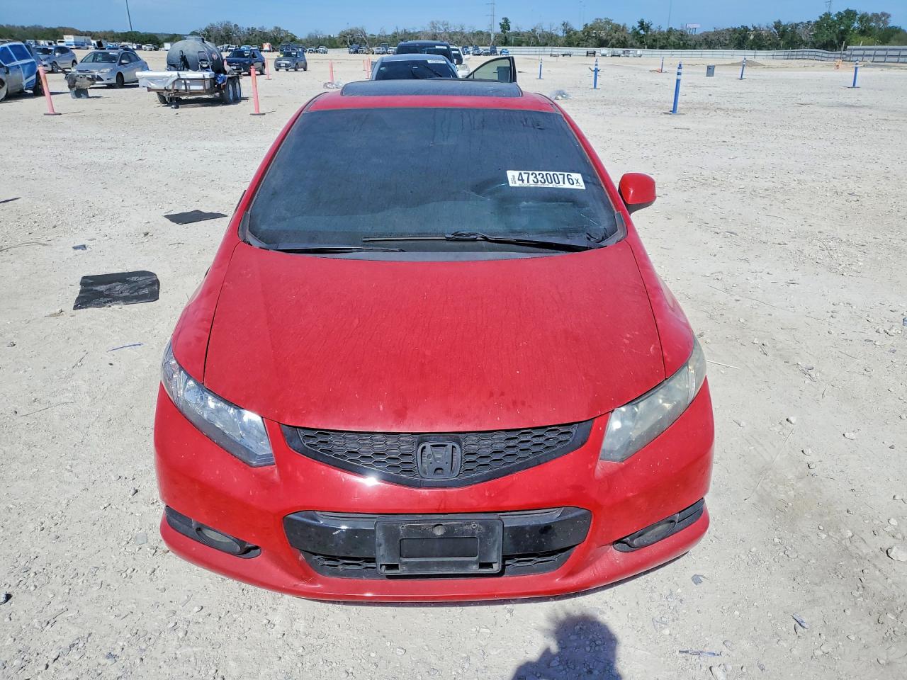 2013 Honda Civic Si Red vin: 2HGFG4A50DH701101