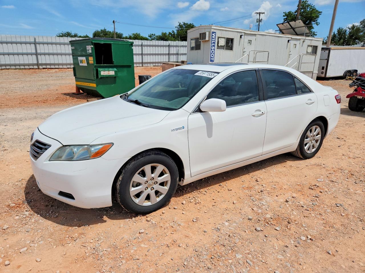 2009 Toyota Camry Hybrid Белый vin: 4T1BB46K09U102709