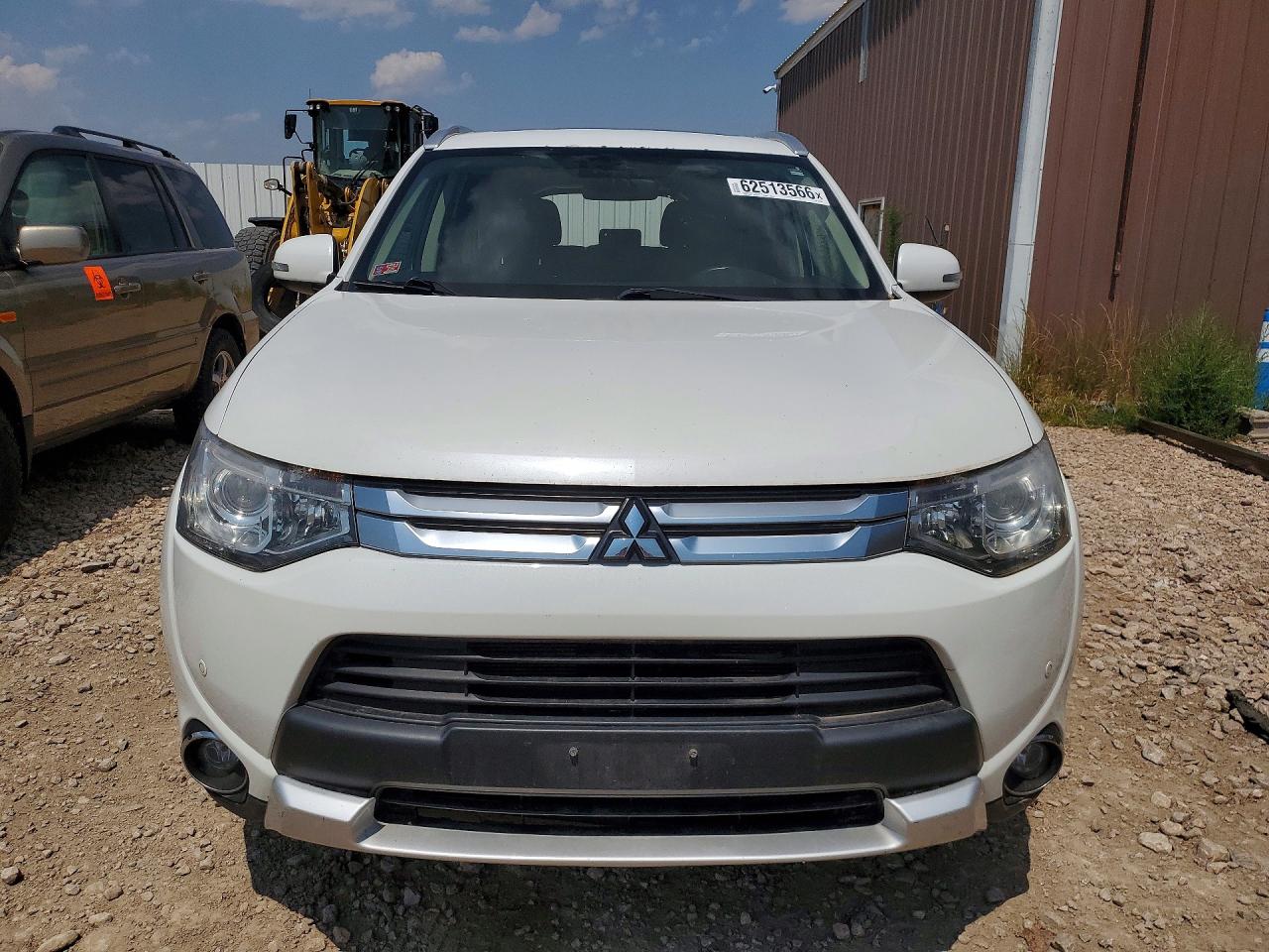 2015 Mitsubishi Outlander Gt White vin: JA4JZ4AX1FZ000780