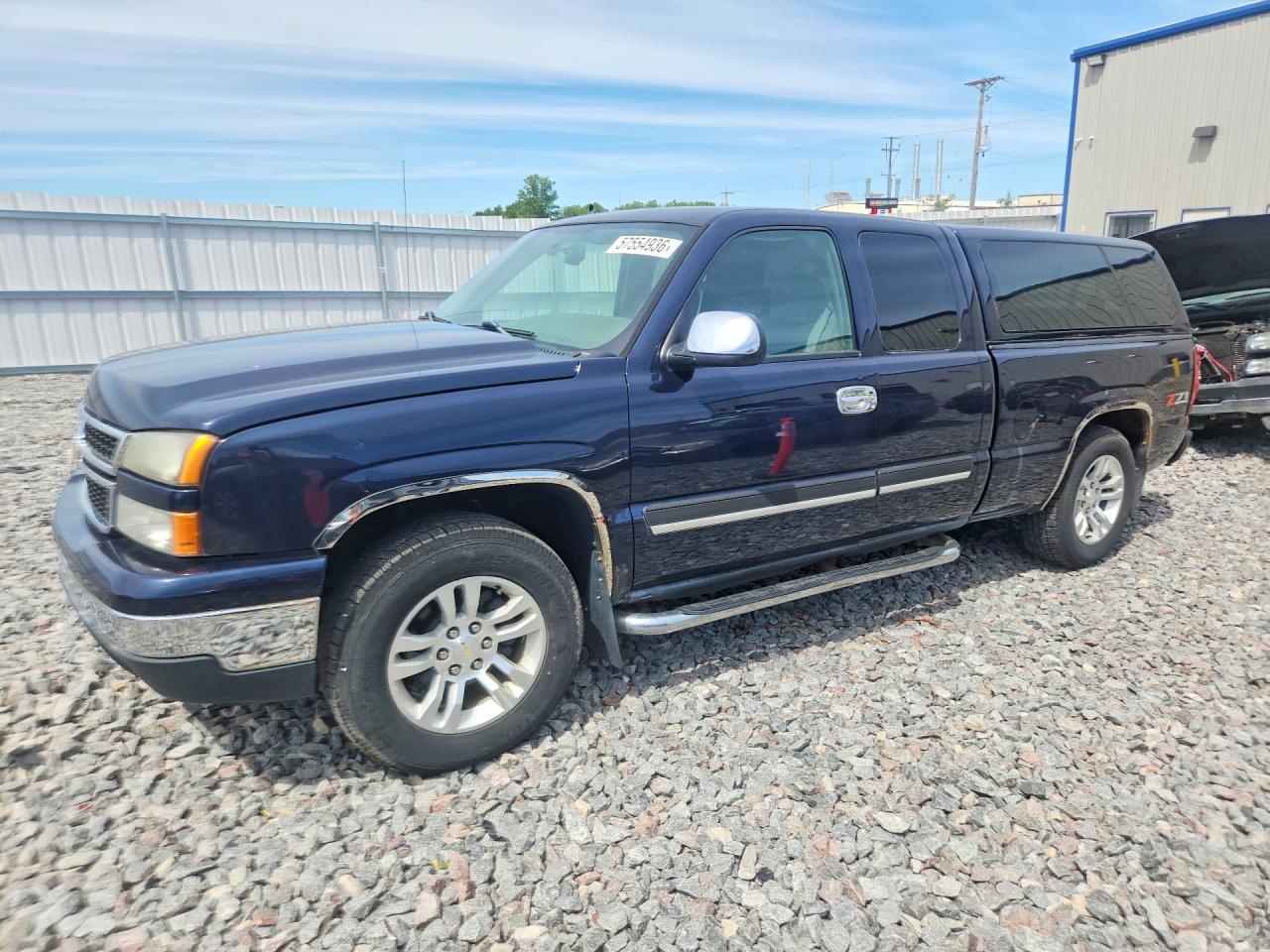 2007 Chevrolet Silverado K1500 Classic Blue vin: 1GCEK19ZX7E152520