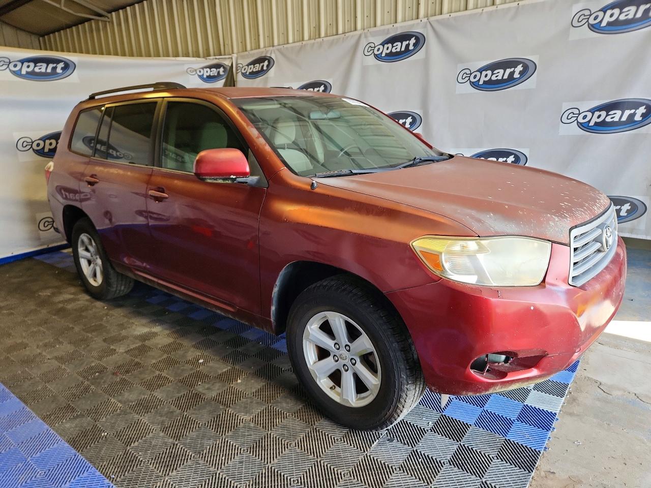 2008 Toyota Highlander Base Maroon vin: JTEDS41AX82010766