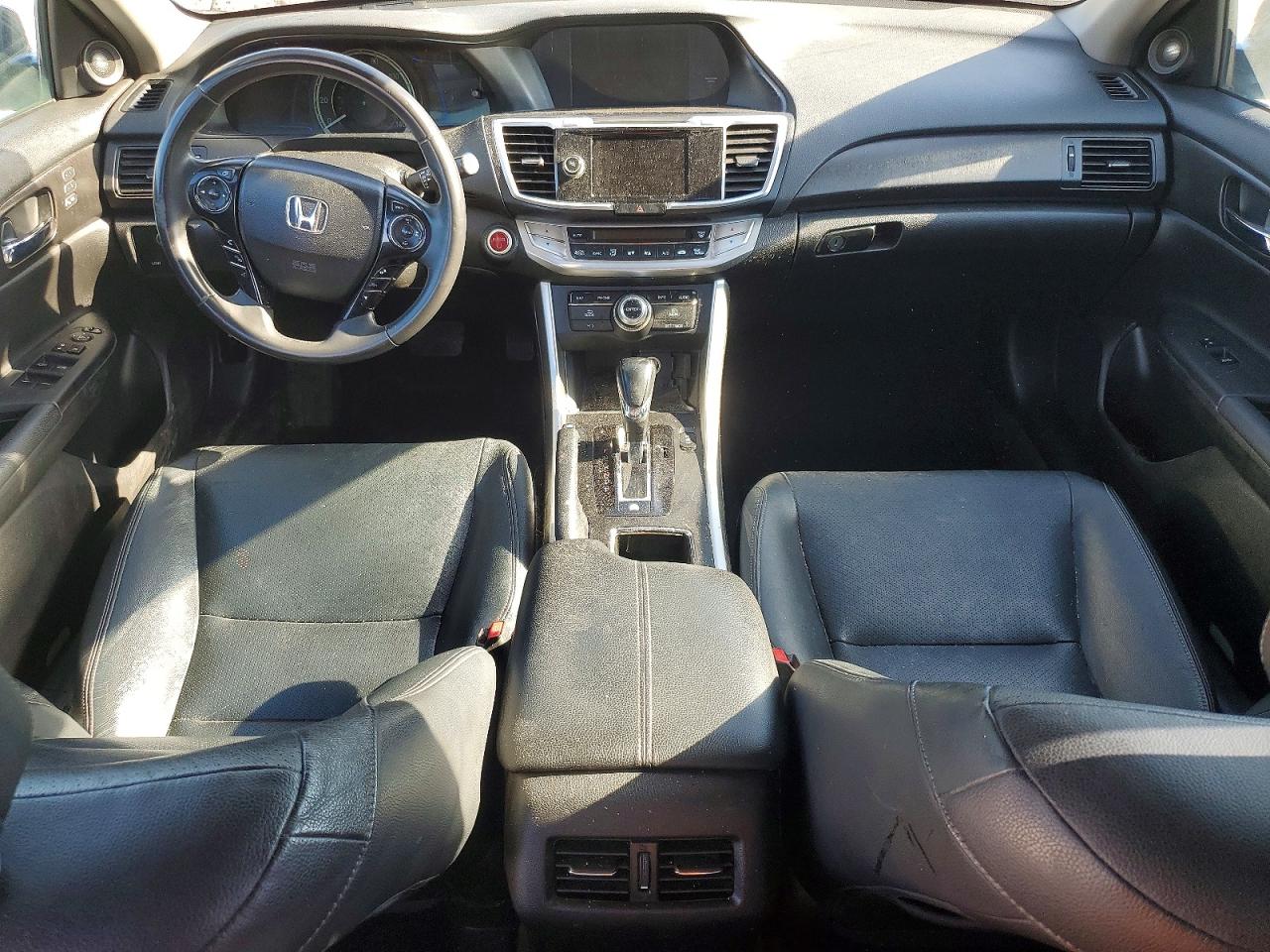 2015 Honda Accord Touring Hybrid Black vin: 1HGCR6F73FA010097