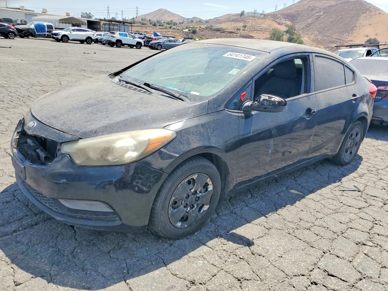 2014 Kia Forte Lx Black vin: KNAFK4A69E5226088