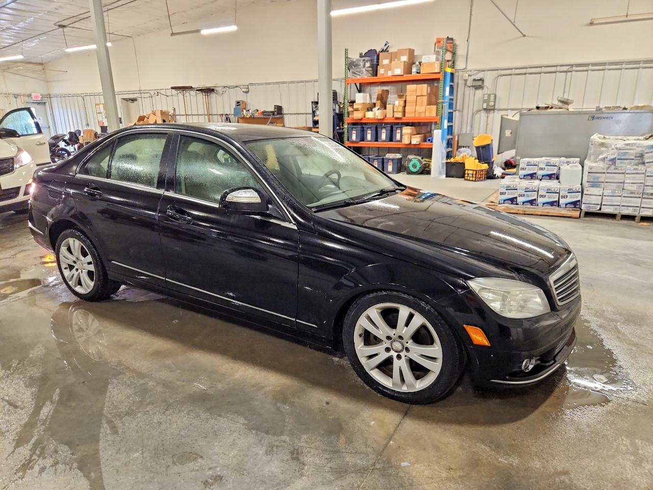 2009 Mercedes-benz C 300 4matic Black vin: WDDGF81XX9R046618