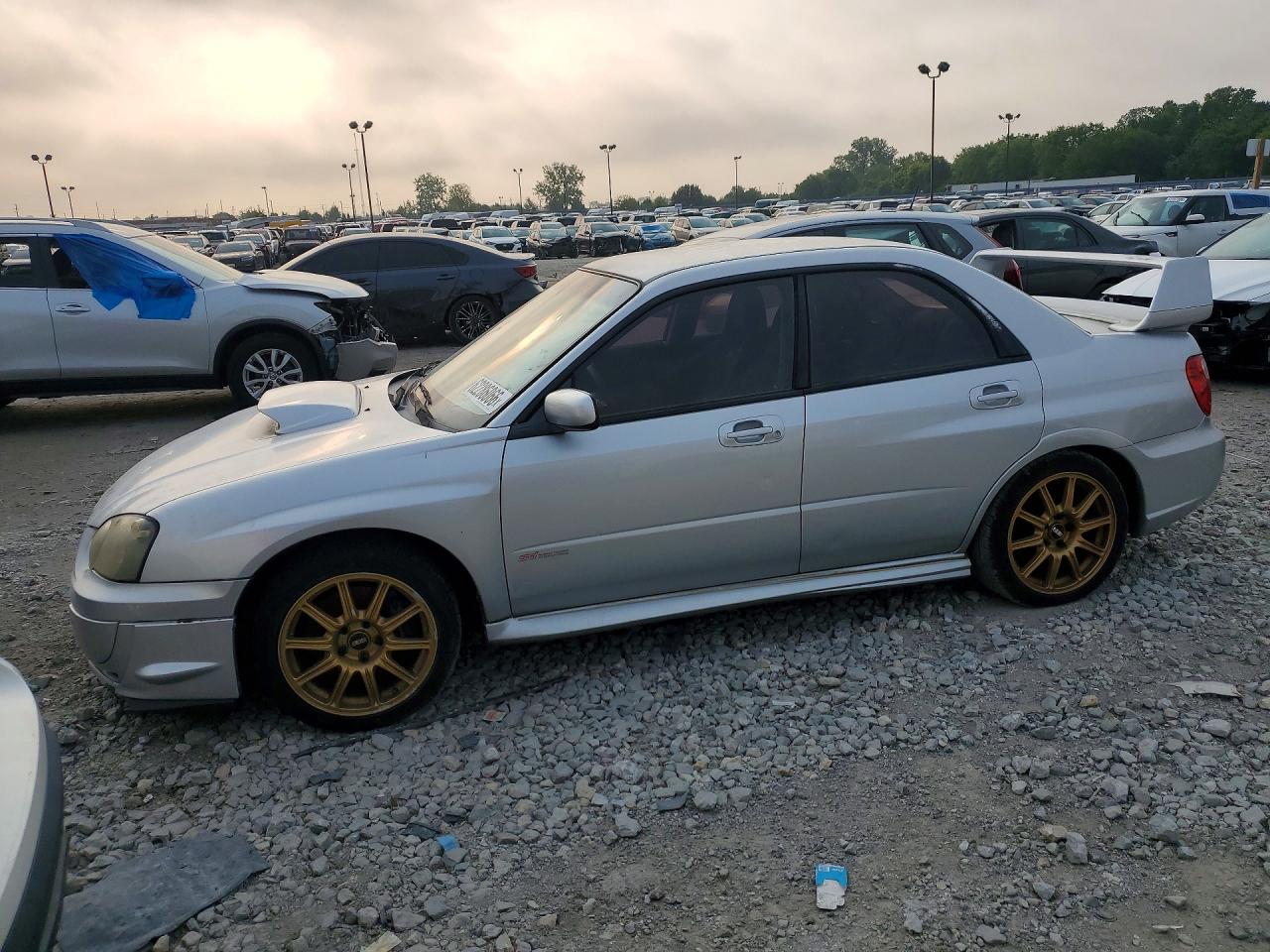2005 Subaru Impreza Wrx Sti Серебряный vin: JF1GD70615L516136