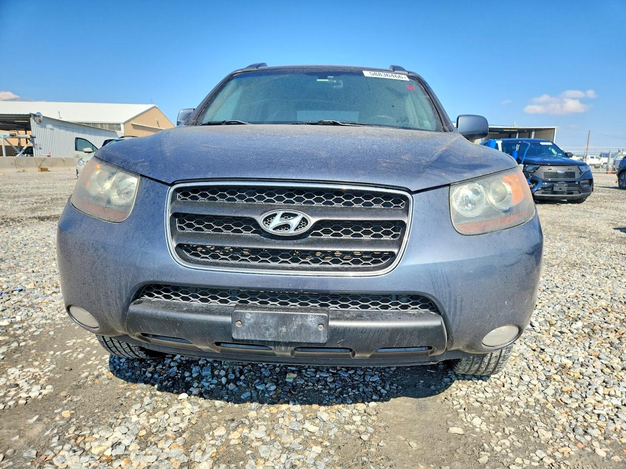 2007 Hyundai Santa Fe Se Blue vin: 5NMSH73E67H060604