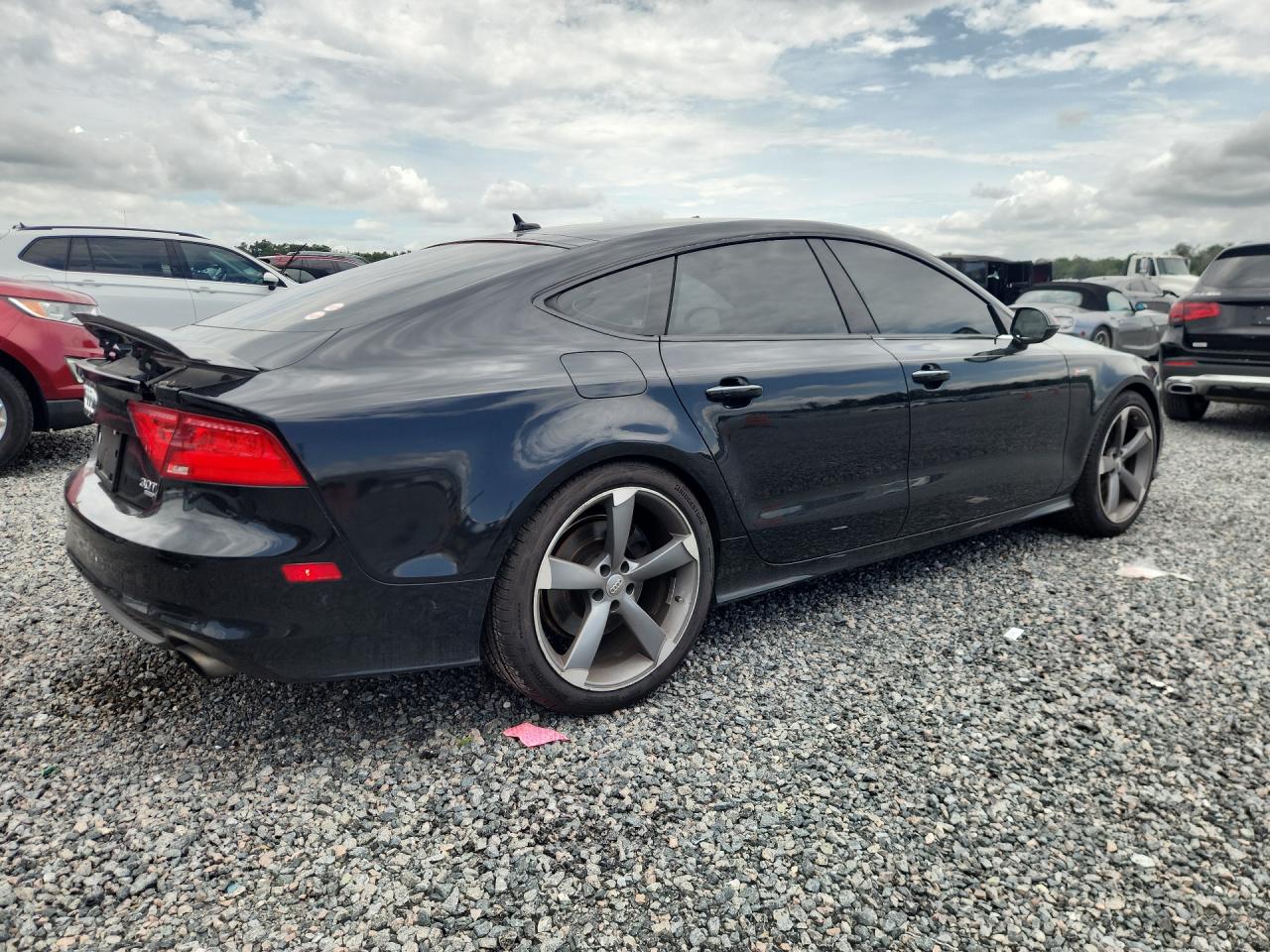 2012 Audi A7 Prestige Black vin: WAUSGAFC8CN001476