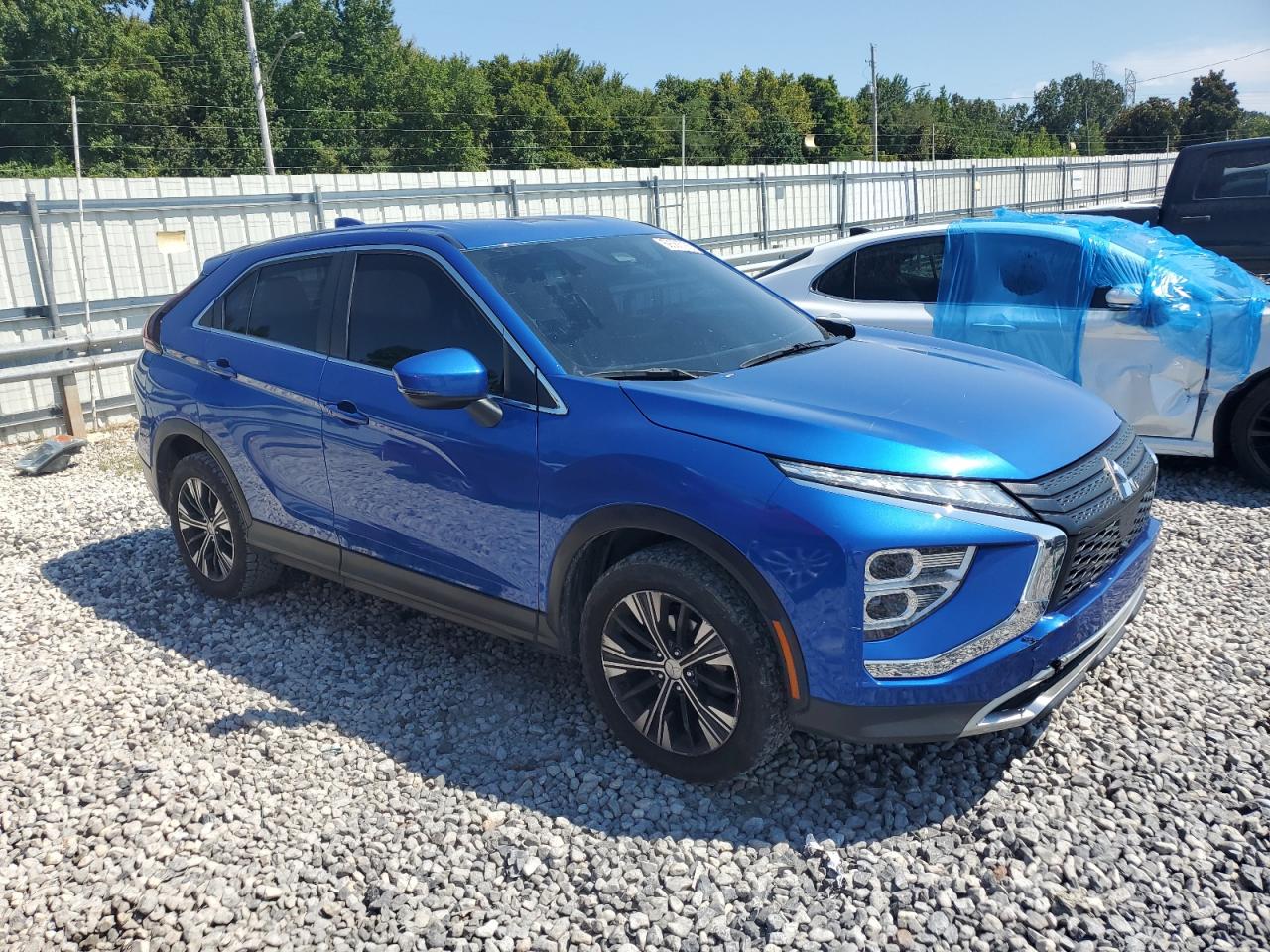 2022 Mitsubishi Eclipse Cross Se   Blue vin: JA4ATWAA1NZ004612