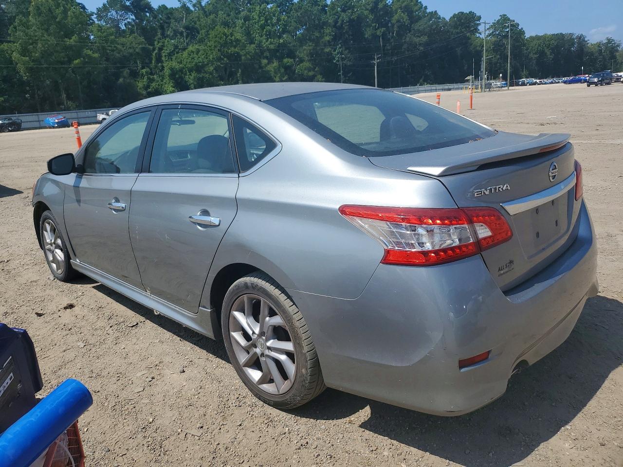 2014 Nissan Sentra Sr Silver vin: 3N1AB7APXEY282943