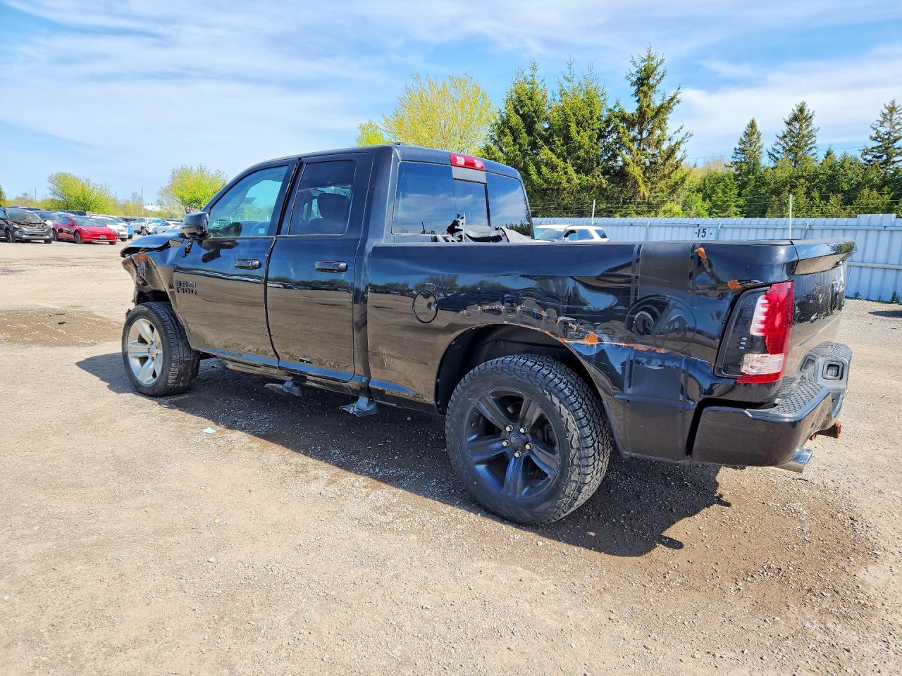 2015 Ram 1500 Sport Black vin: 1C6RR7HT9FS708482