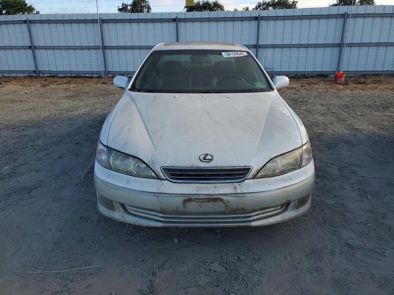 2001 Lexus Es 300 White vin: JT8BF28G710321859