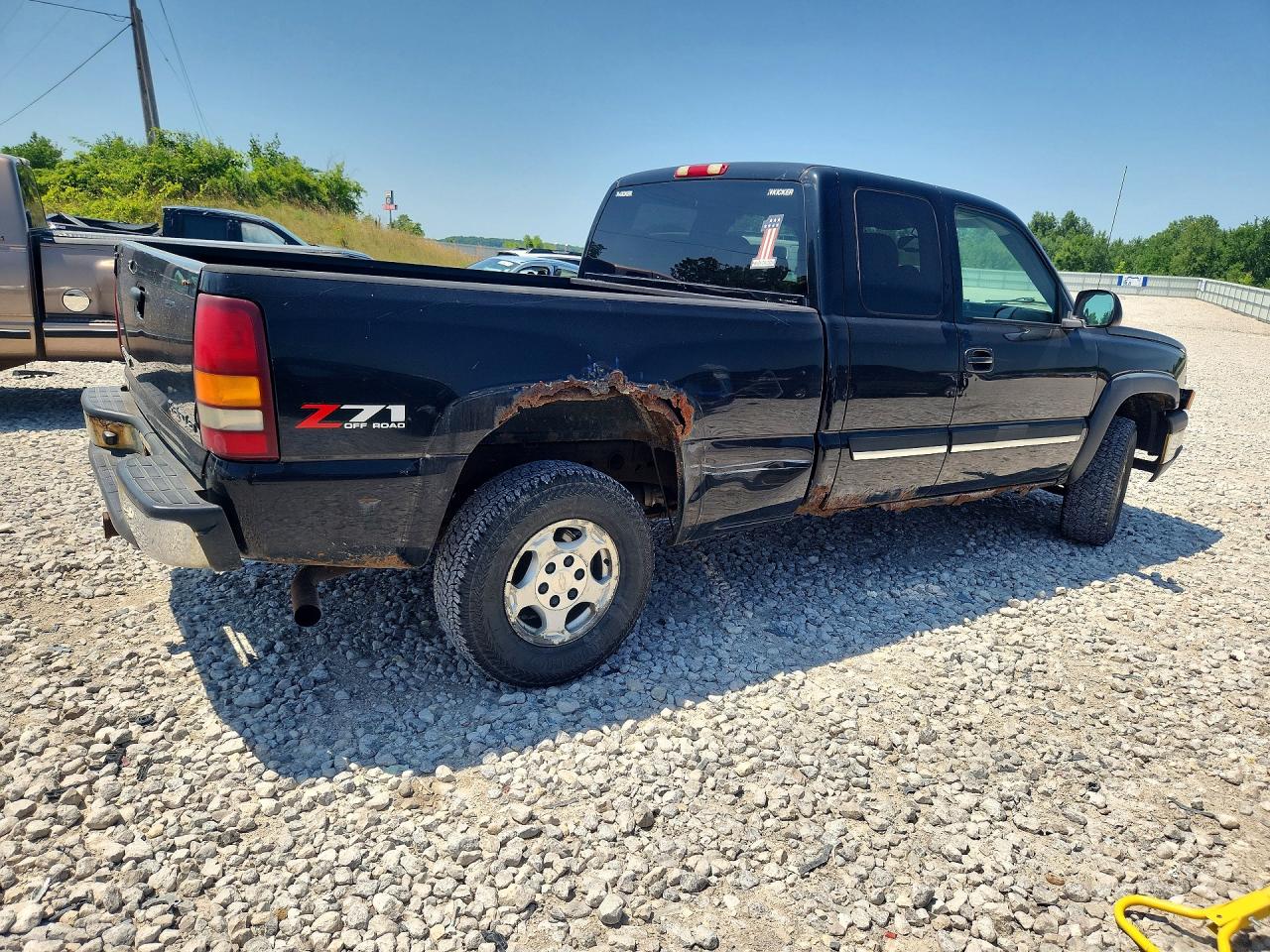 2004 Chevrolet Silverado K1500 Black vin: 1GCEK19T14E135449