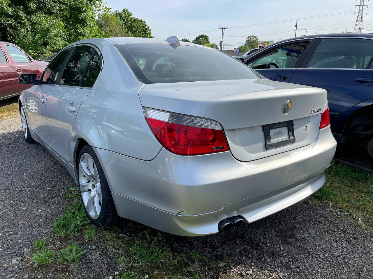 2006 Bmw 530 I Silver vin: WBANE73536CM34294
