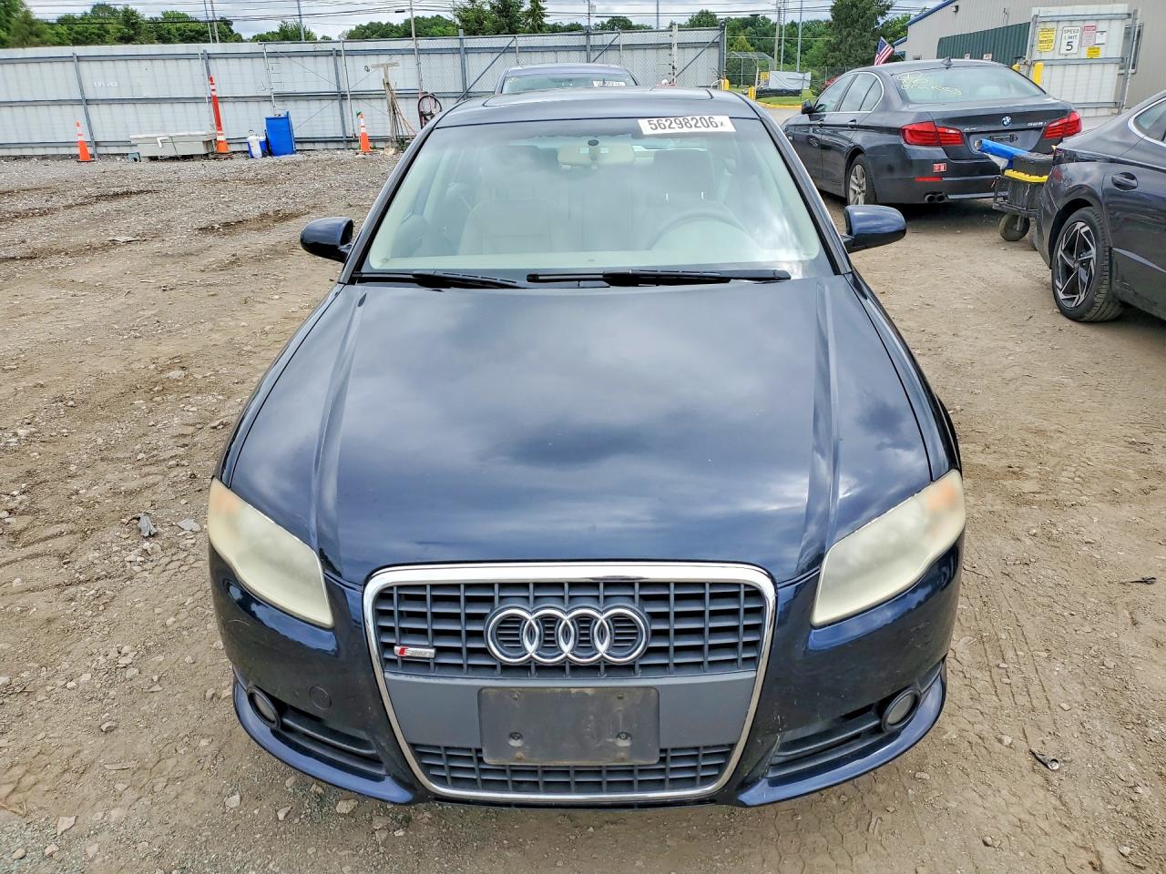 2008 Audi A4 2.0t Quattro Blue vin: WAUDF78E28A004465