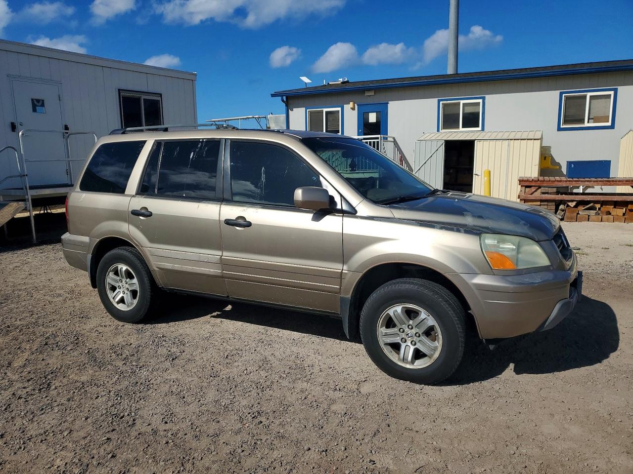 2005 Honda Pilot Exl Gold vin: 2HKYF18555H549050