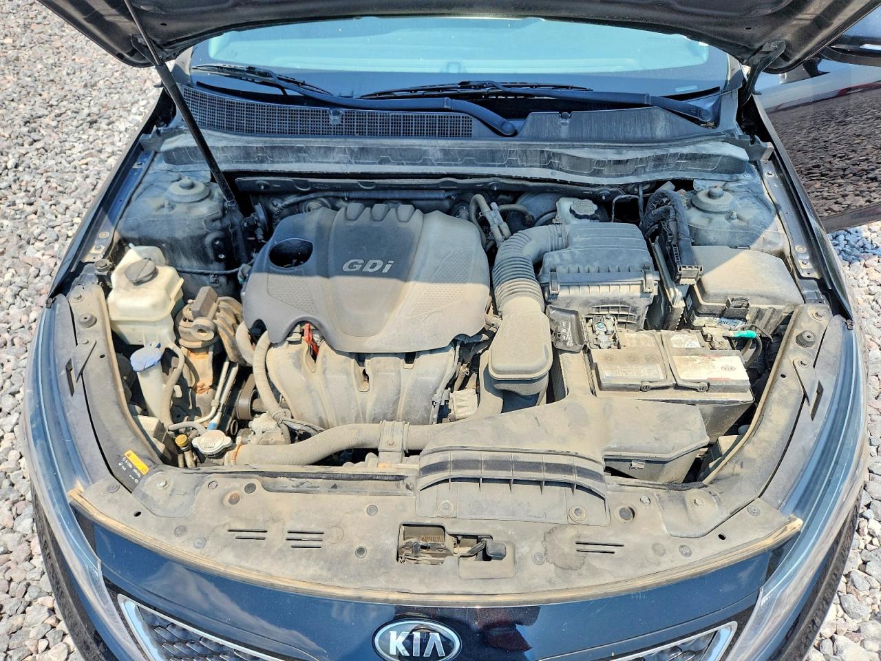 2015 Kia Optima Lx Black vin: KNAGM4A71F5659171