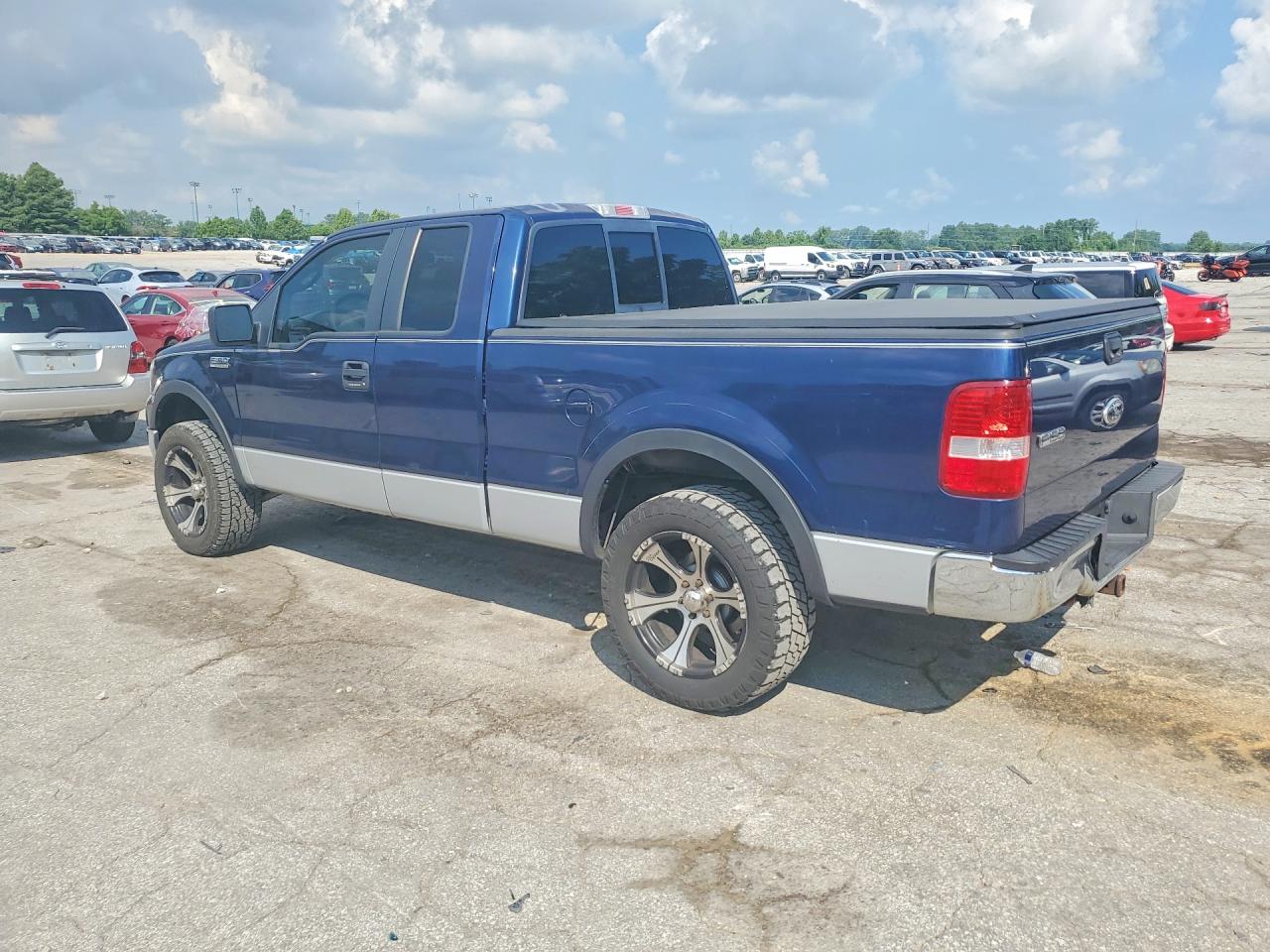 2007 Ford F150 Blue vin: 1FTPX12V17NA44952