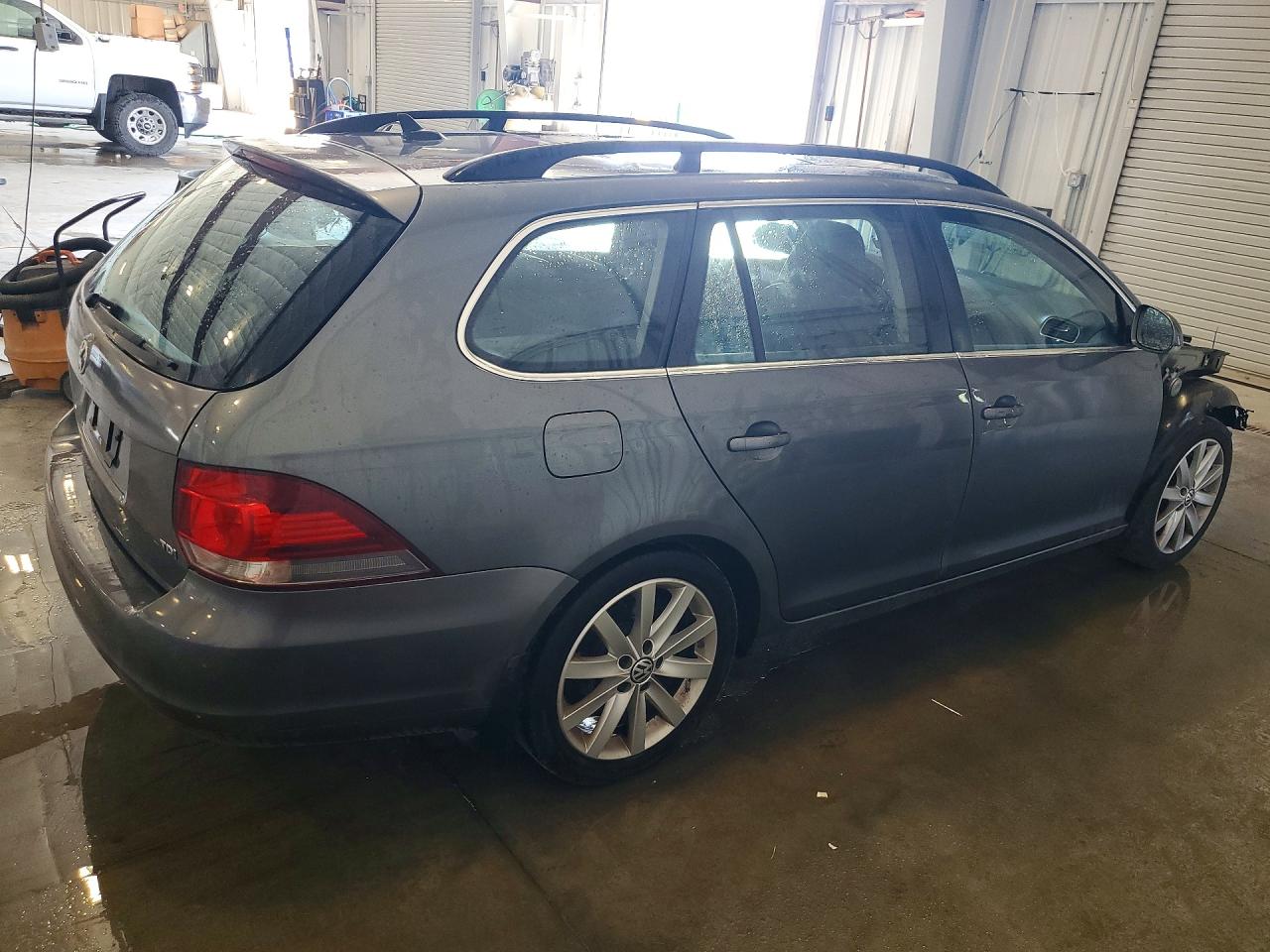 2012 Volkswagen Jetta Tdi Gray vin: 3VWPL7AJ2CM709002