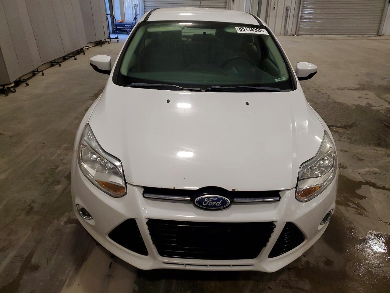 2012 Ford Focus Sel White vin: 1FAHP3H25CL115031