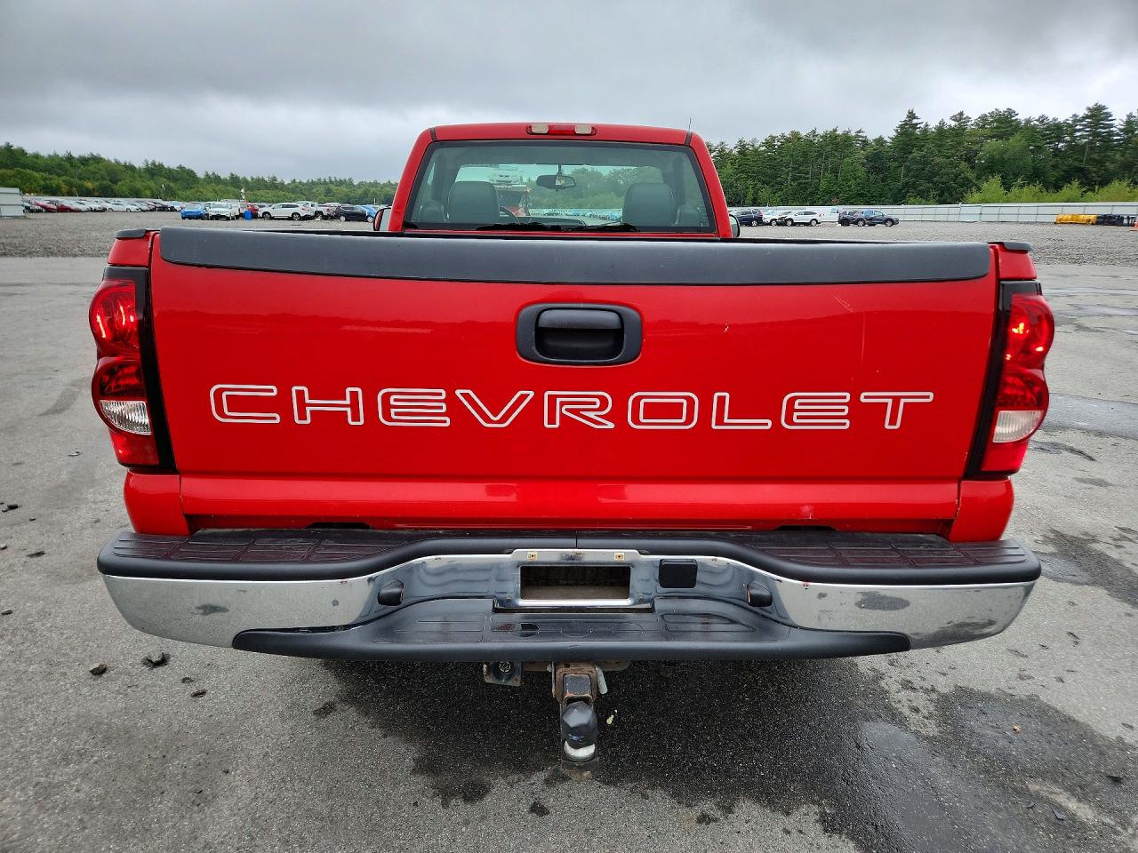 2005 Chevrolet Silverado K1500 Red vin: 1GCEK14X15Z210235