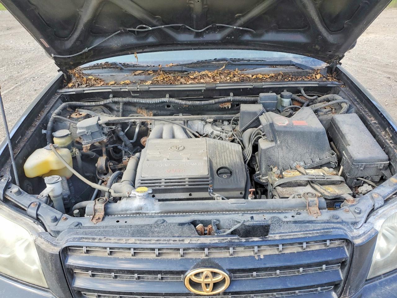2003 Toyota Highlander Limited Black vin: JTEHF21A430149550