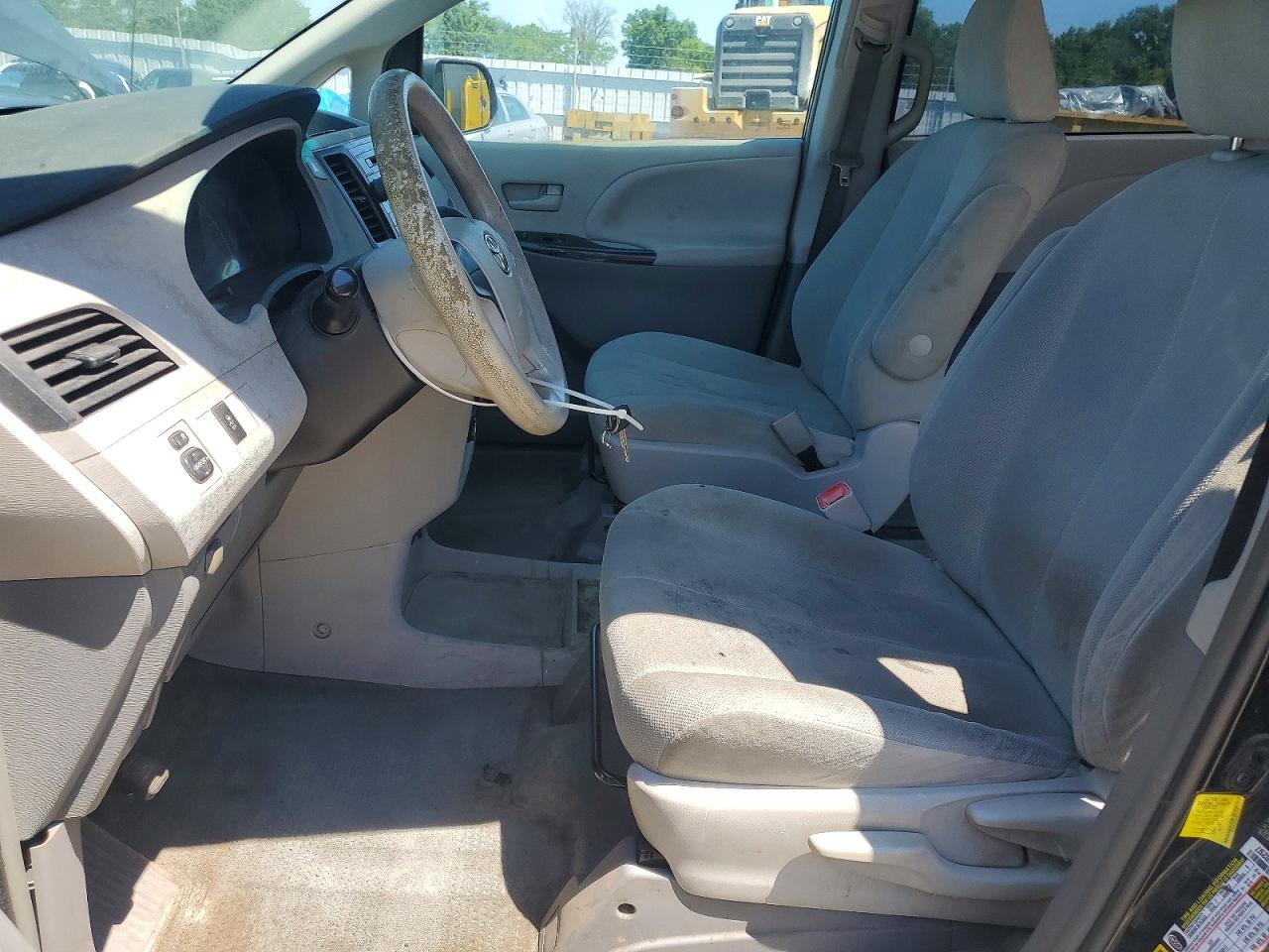 2012 Toyota Sienna Base 7-passenger Black vin: 5TDZK3DC4CS278117