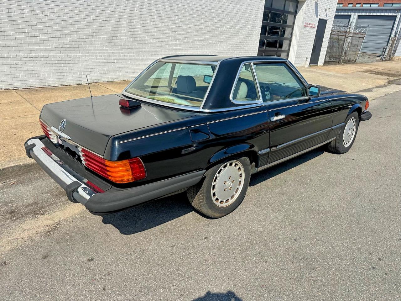 1986 Mercedes-benz 560sl Black vin: WDBBA4BD7GA039241