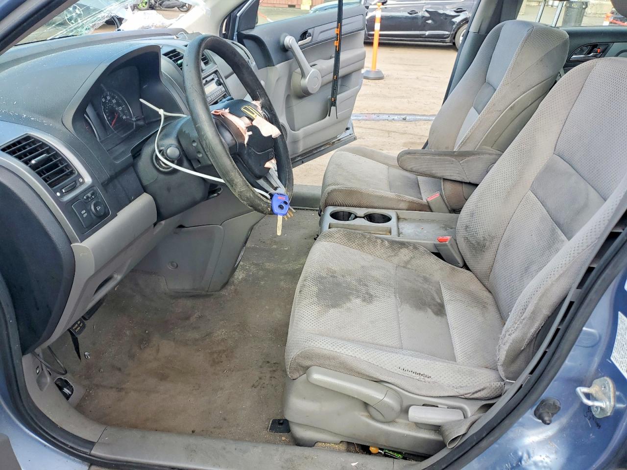2007 Honda Cr-v Lx Синий vin: JHLRE38377C036630