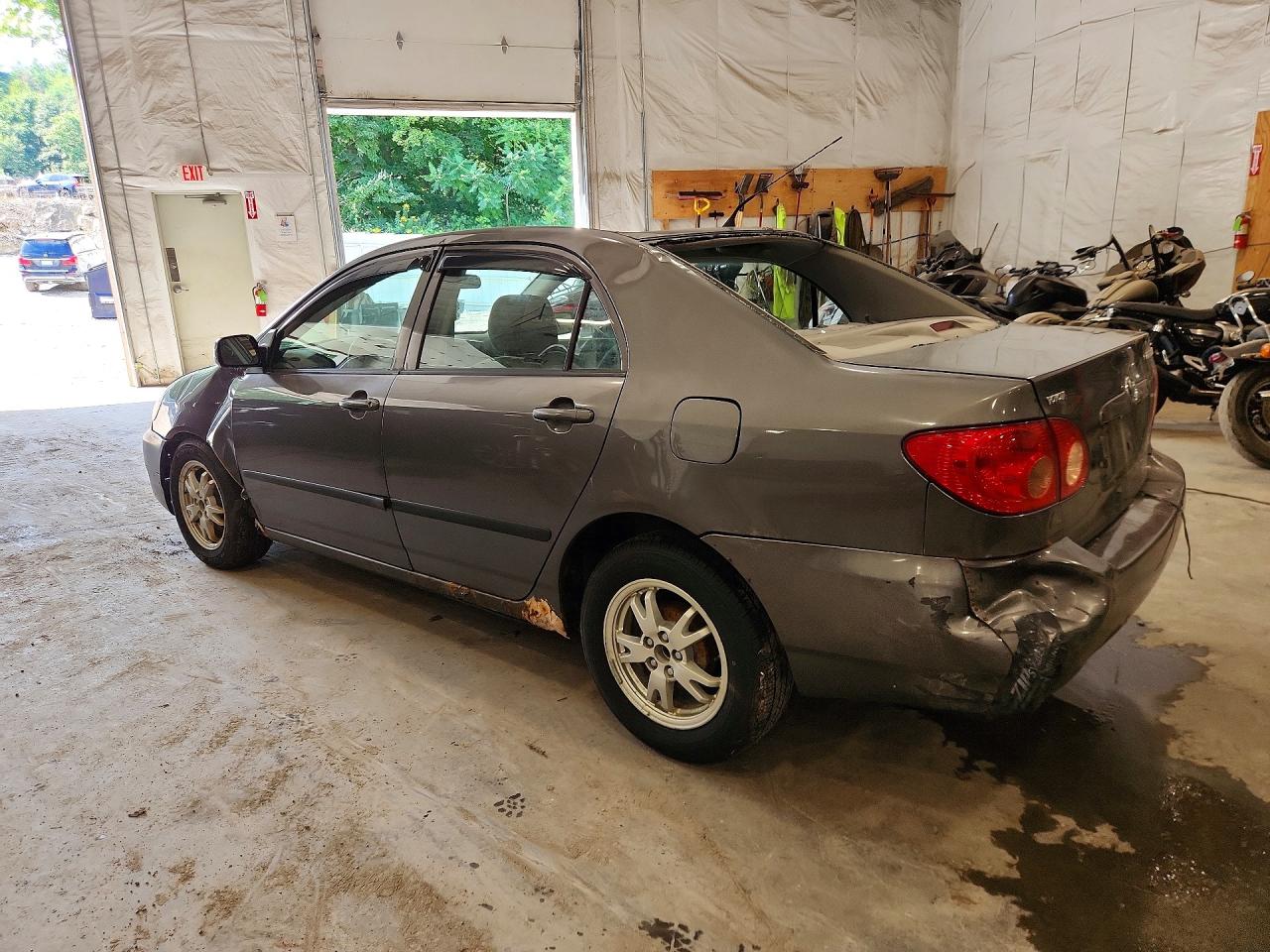 2008 Toyota Corolla Ce Gray vin: 2T1BR32E68C871768