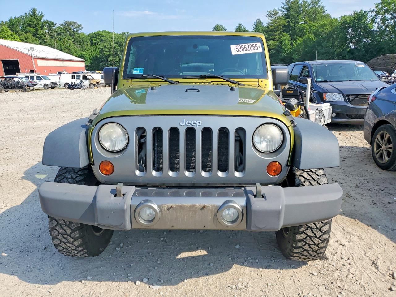 2010 Jeep Wrangler Unlimited Sport Green vin: 1J4BA3H17AL201246