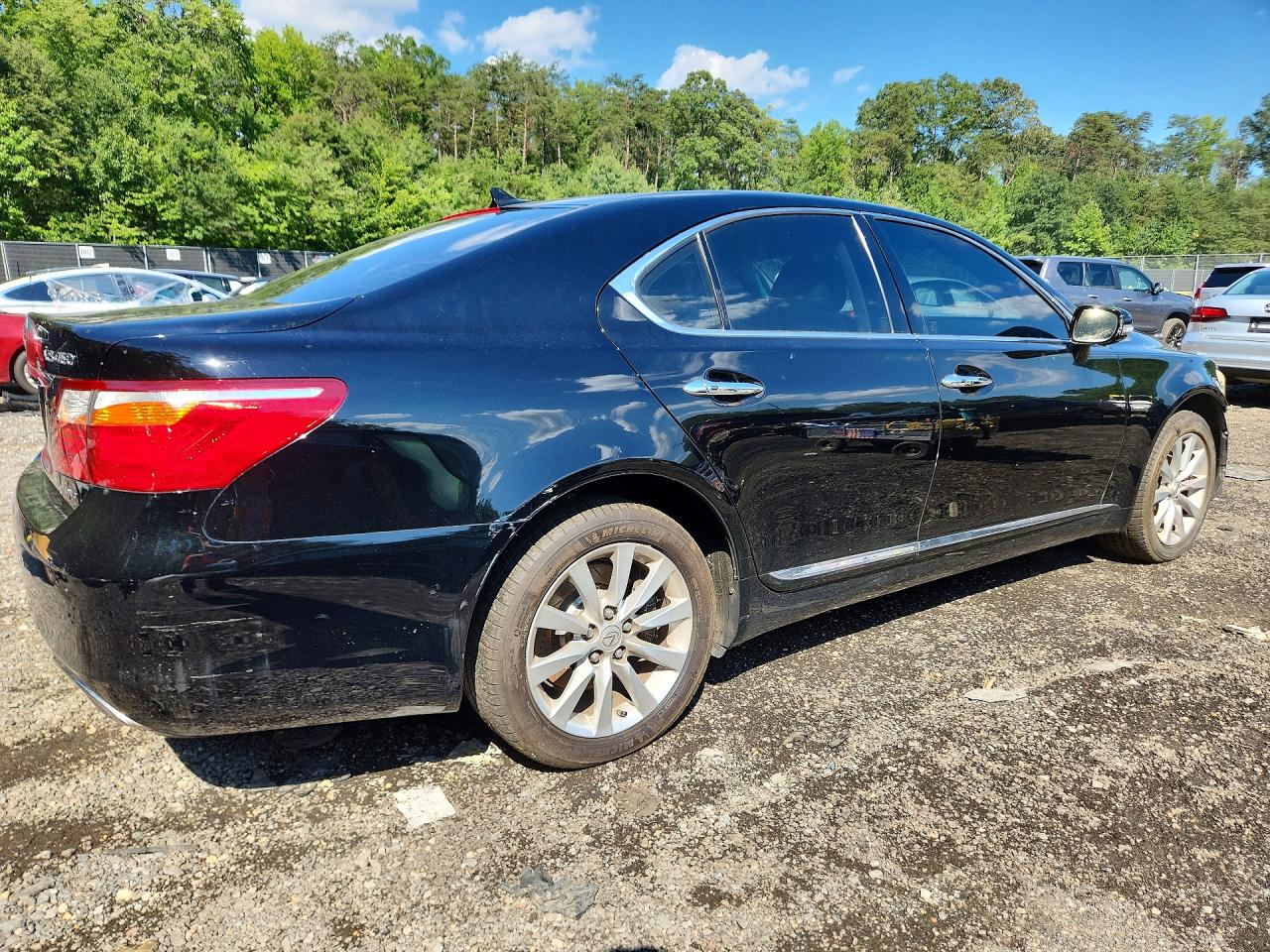 2010 Lexus Ls 460 Black vin: JTHCL5EF3A5005579