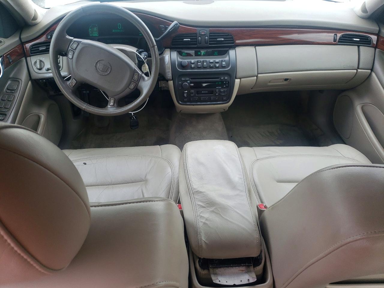 2003 Cadillac Deville White vin: 1G6KD54Y13U123137