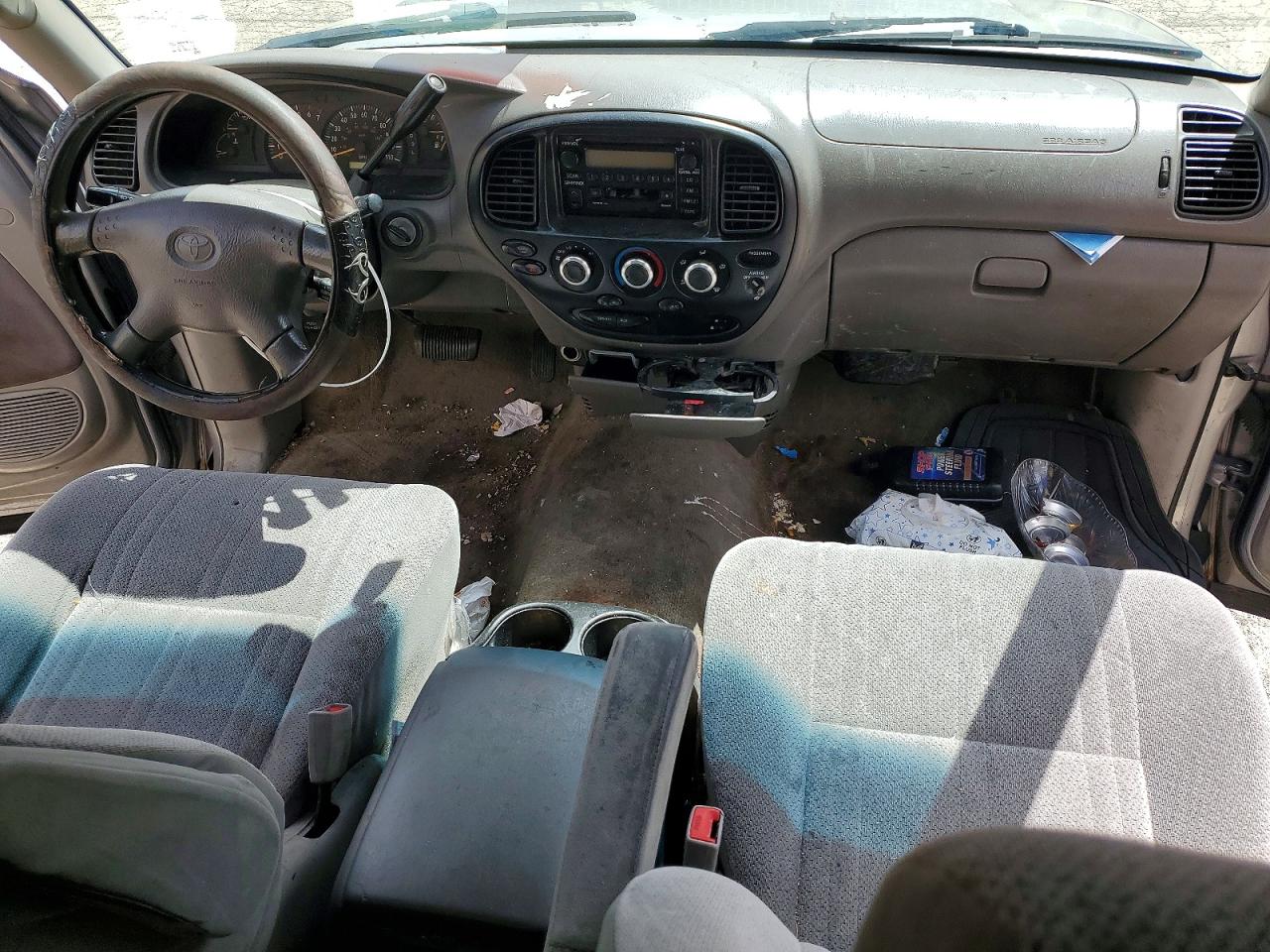 2001 Toyota Tundra Sr5 Silver vin: 5TBBT44151S193960