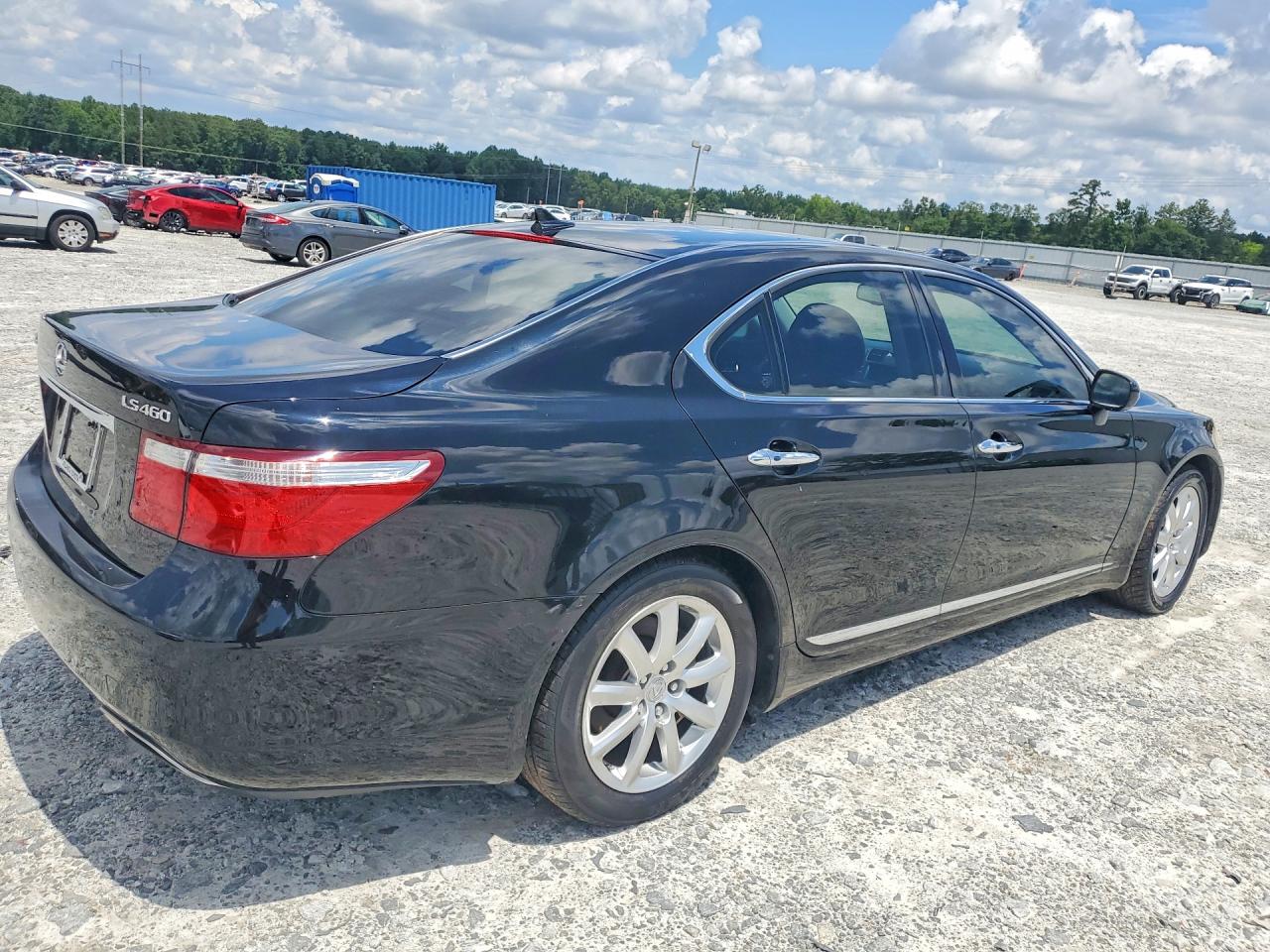 2007 Lexus Ls 460 Black vin: JTHBL46F975018317