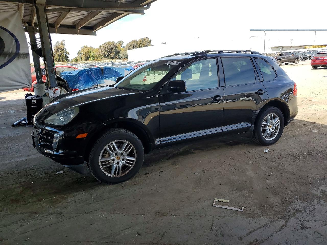 2008 Porsche Cayenne S Черный vin: WP1AB29P38LA34484