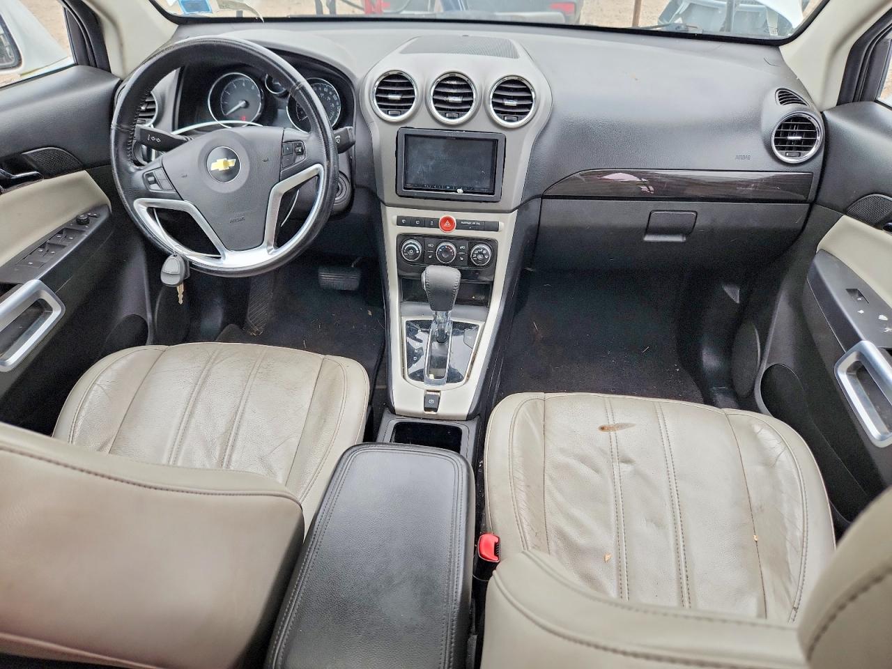 2014 Chevrolet Captiva Ltz White vin: 3GNAL4EKXES676363
