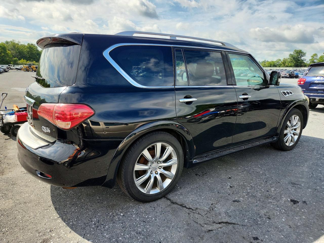 2012 Infiniti Qx56 Base Черный vin: JN8AZ2NE1C9016979