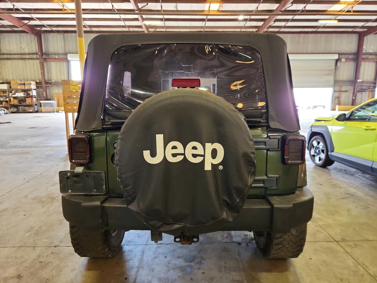 2007 Jeep Wrangler Sahara Green vin: 1J4GA59157L149737
