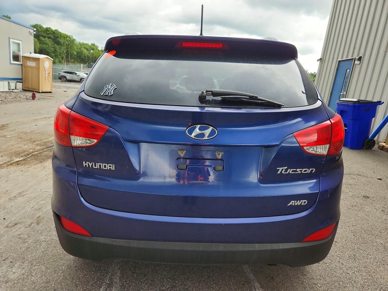 2011 Hyundai Tucson Gls Blue vin: KM8JUCAC4BU200843
