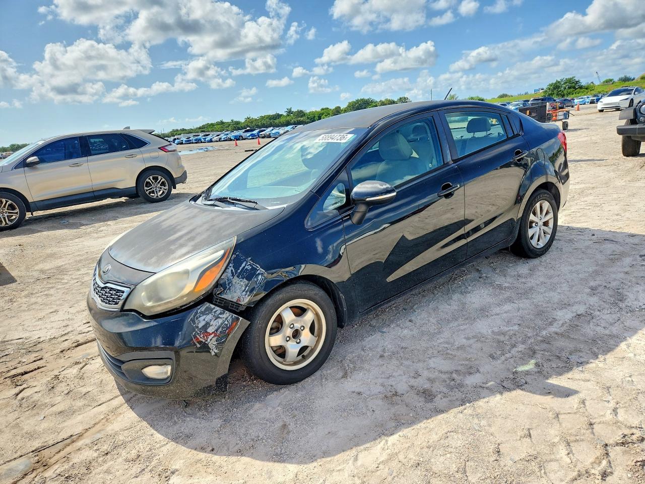 2014 Kia Rio Ex Black vin: KNADN4A39E6396692