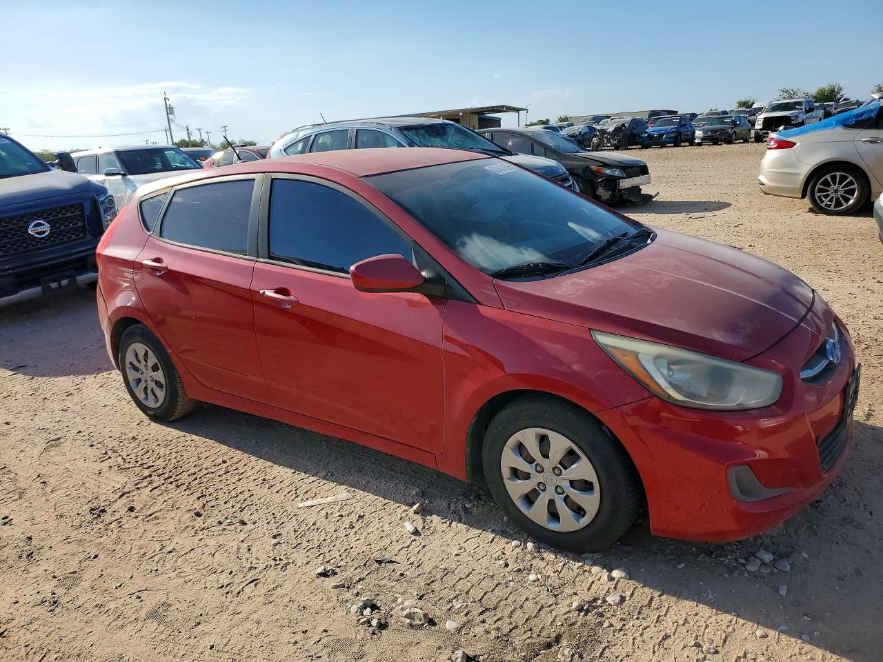 2015 Hyundai Accent Gs Red vin: KMHCT5AEXFU213661