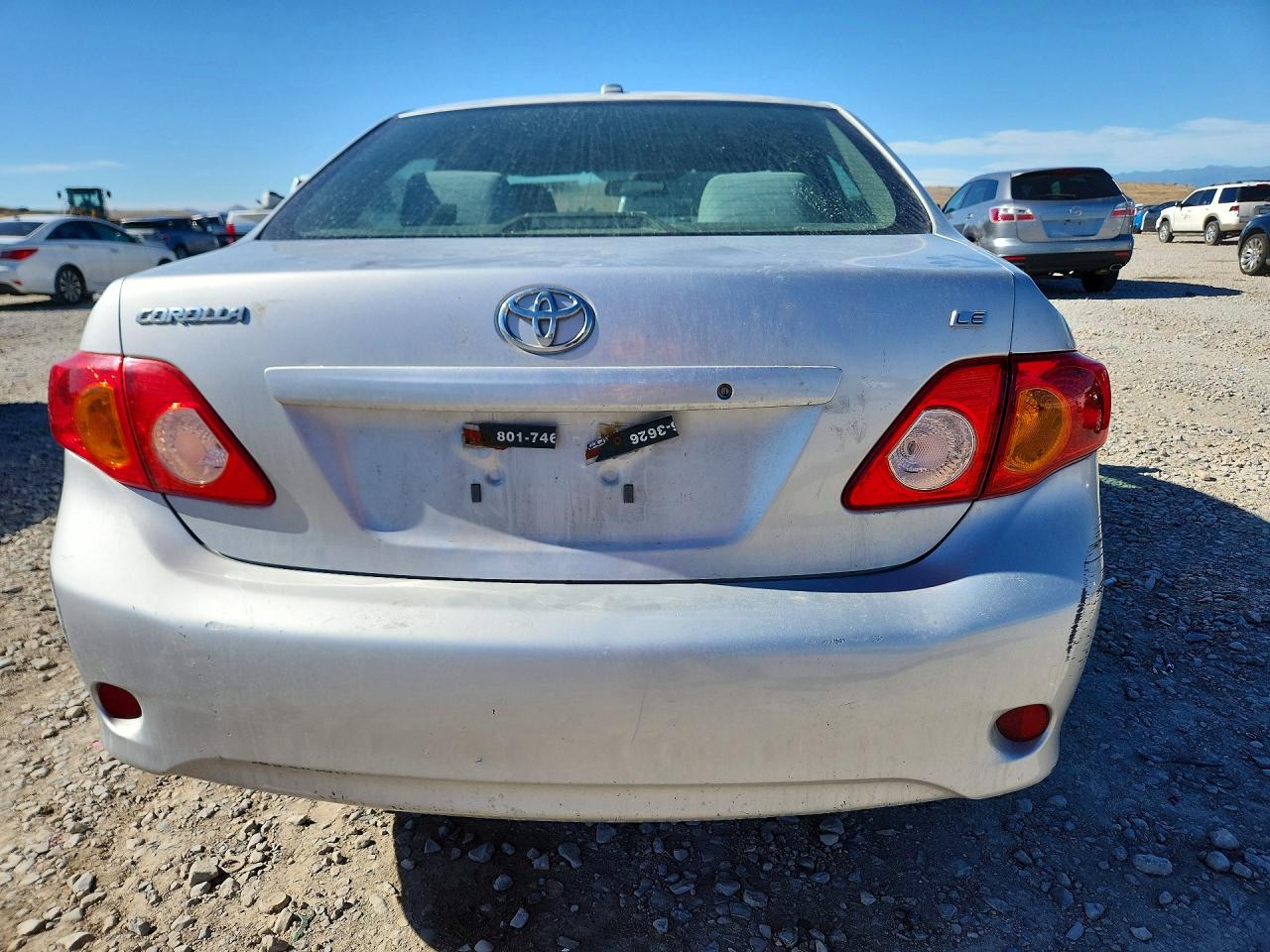 2010 Toyota Corolla Le Серебряный vin: 1NXBU4EE8AZ223840