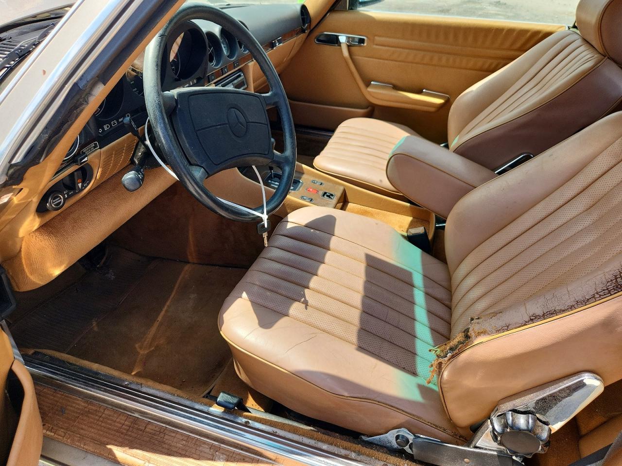 1987 Mercedes-benz 560 Sl Gold vin: WDBBA48D0HA068906