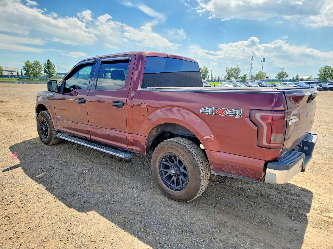 2015 Ford F150 Supercrew Burgundy vin: 1FTEW1EP5FKD73306